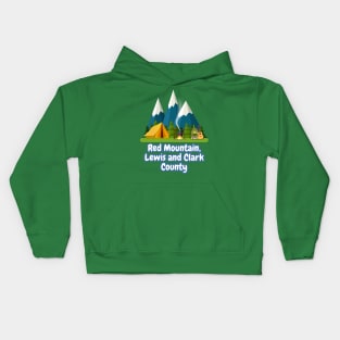 Red Mountain, Lewis and Clark County Kids Hoodie